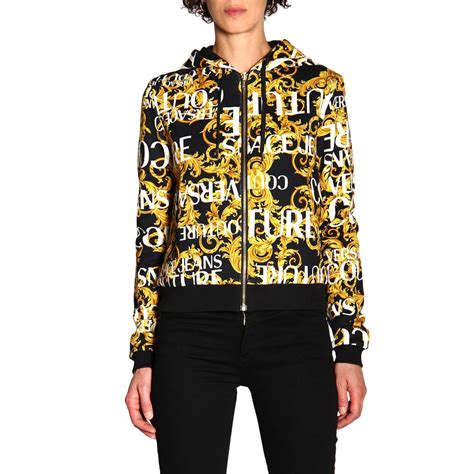 versace black sweatshirt|Versace swag outfit for women.